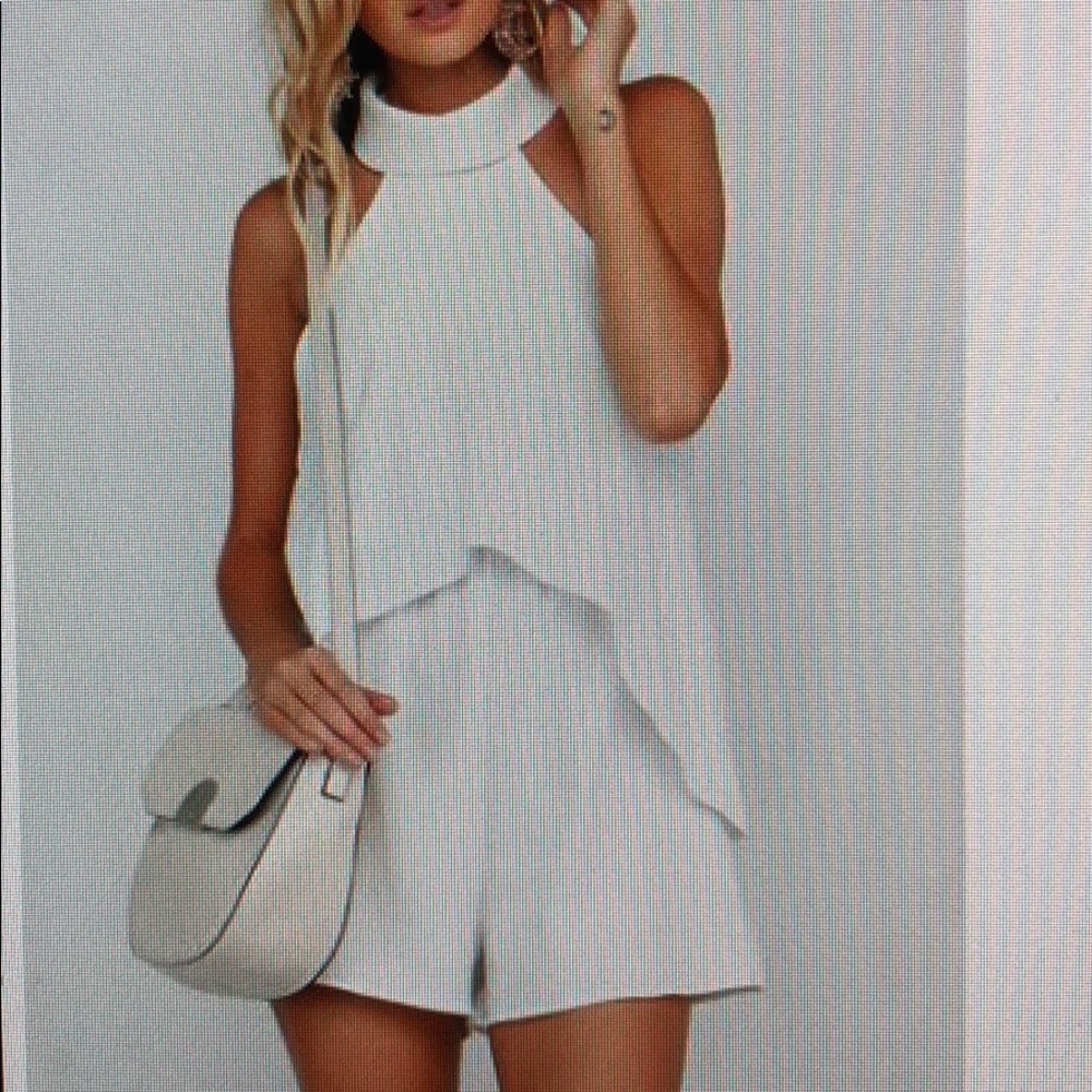 NWT CORAL (not black or white)Romper